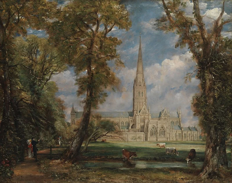 Salisbury Cathedral from the Bishop's Grounds