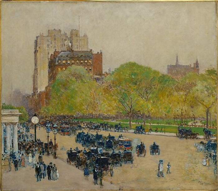 Spring Morning in the Heart of the City