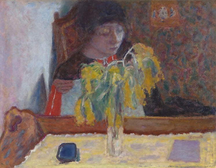 Woman with Mimosa
