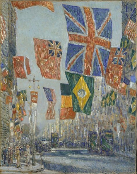 Avenue of the Allies, Great Britain, 1918