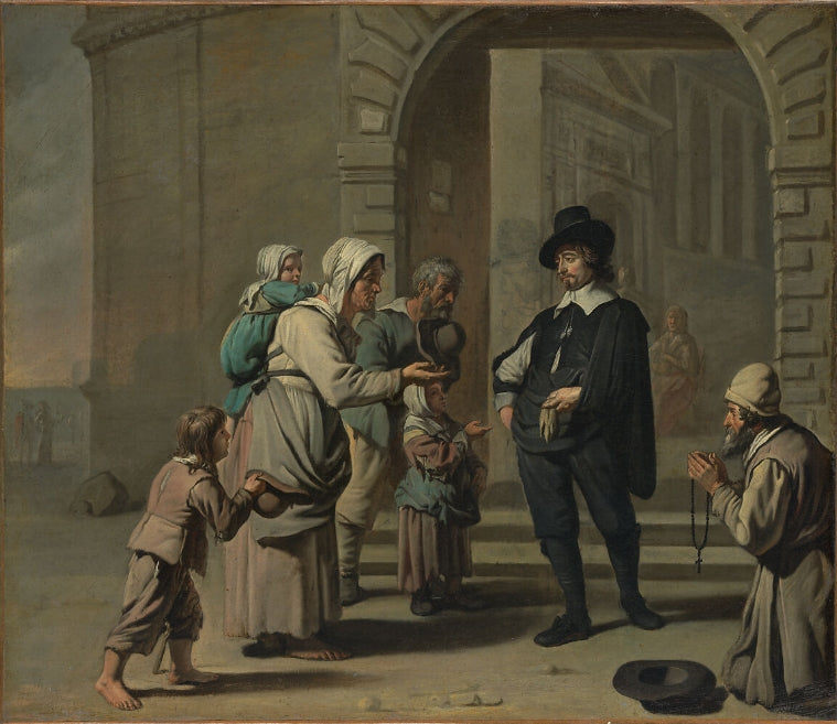 Beggars at a Doorway