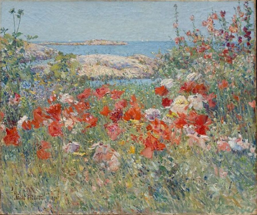 Celia Thaxter's Garden, Isles of Shoals, Maine