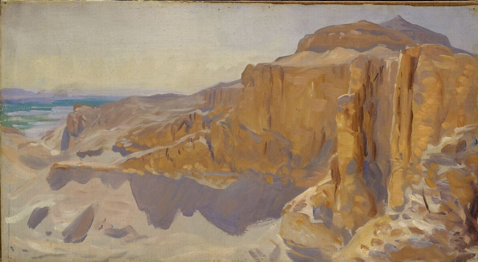 Cliffs at Deir el Bahri, Egypt