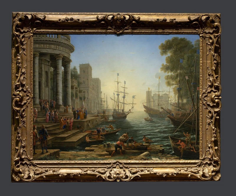 Seaport with the Embarkation of Saint Ursula