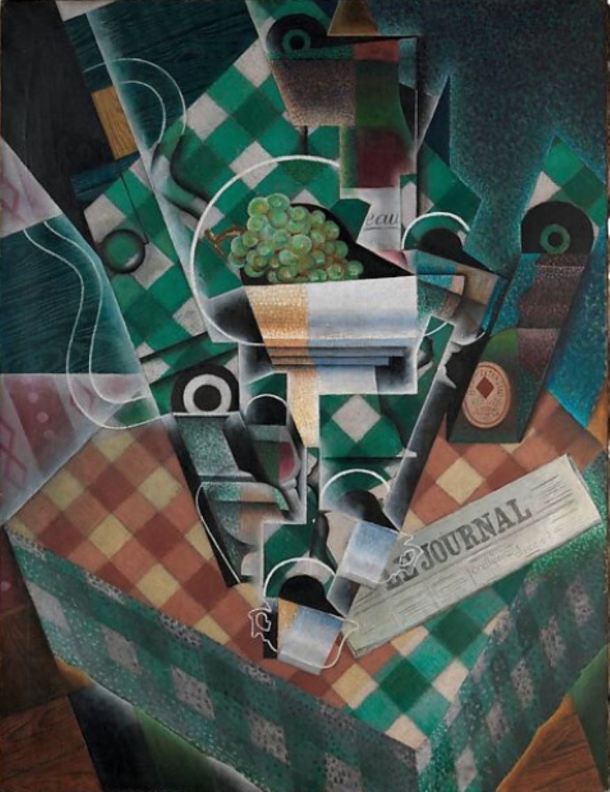 Still Life with Checked Tablecloth