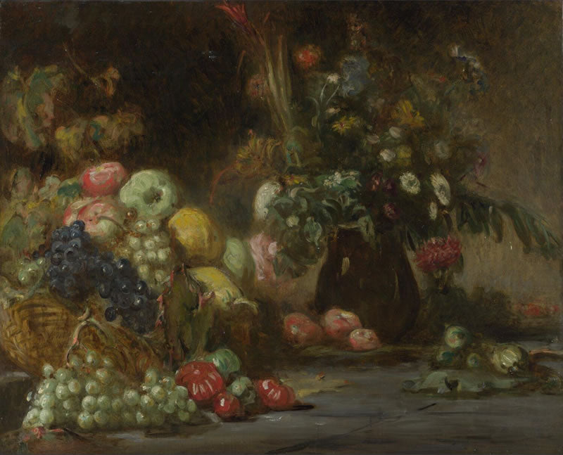 Still Life with Fruit and Flowers
