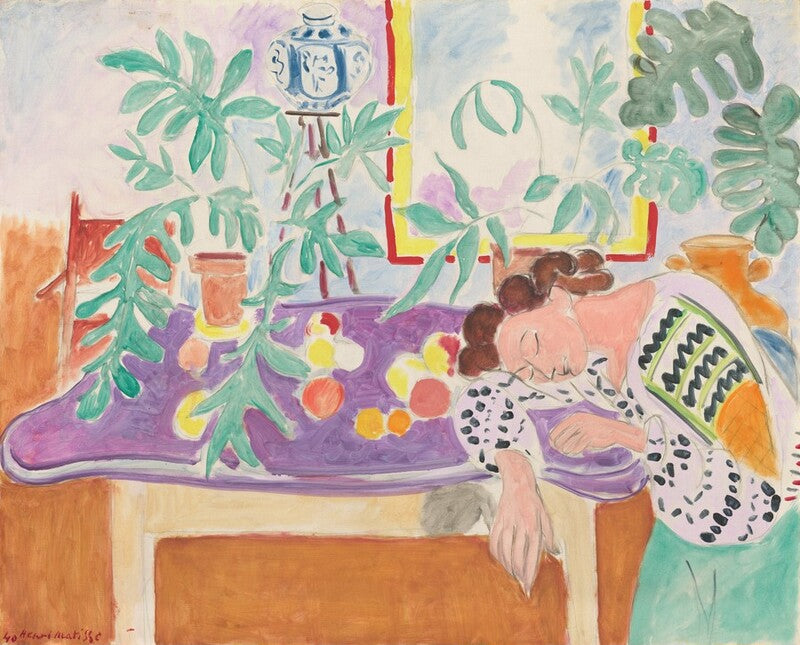 Still Life with Sleeping Woman