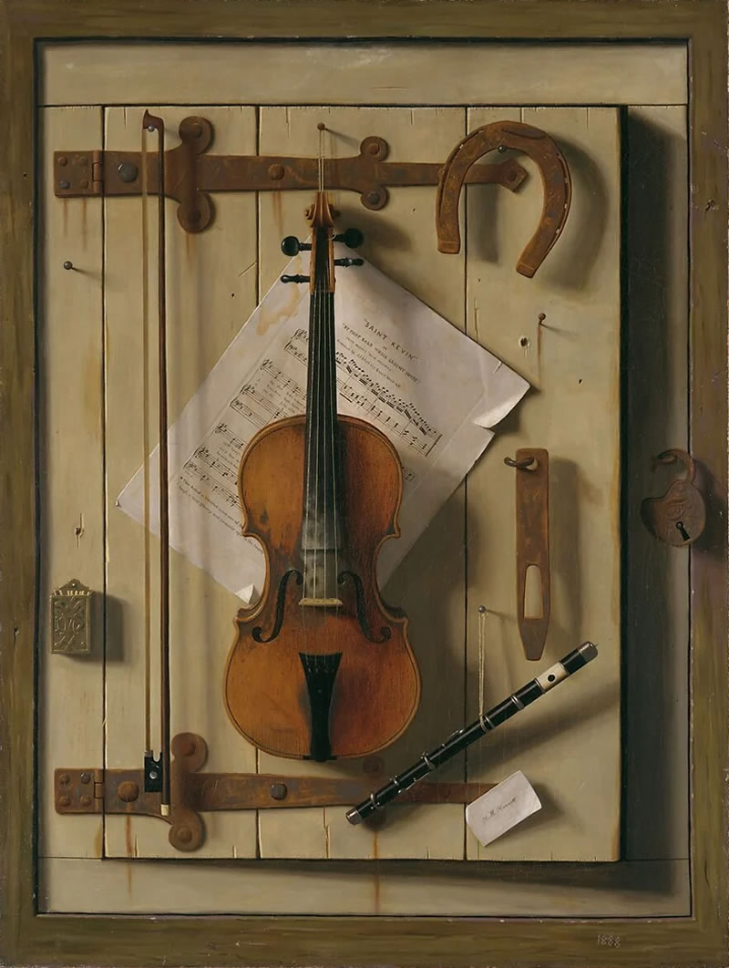 Still Life—Violin and Music