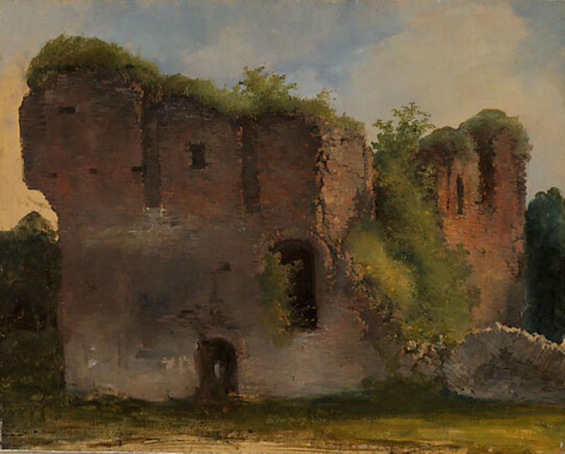 Study of Ruins, Said to Be the Palatine Hill, Rome