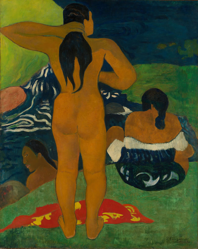 Tahitian Women Bathing