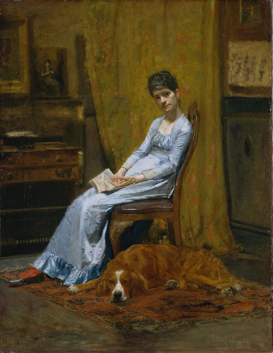 The Artist's Wife and His Setter Dog