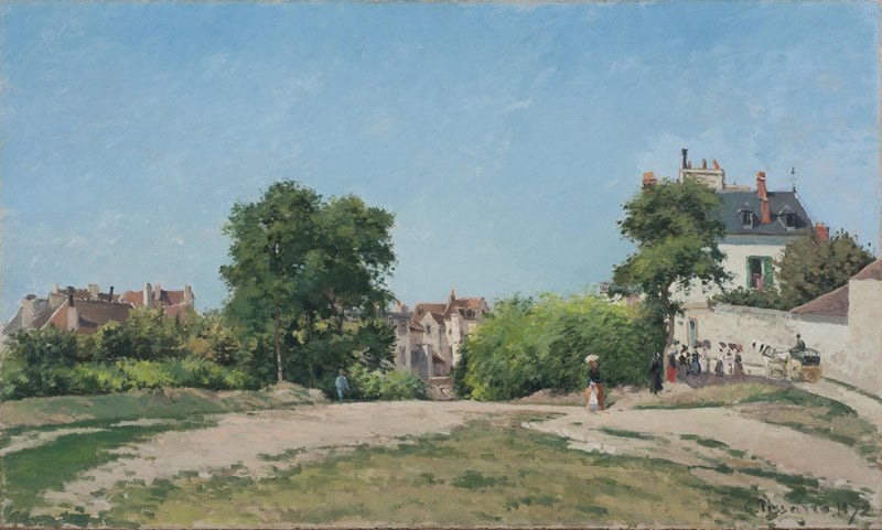 The Crossroads Pontoise or Square at the Old Cemetery Pontoise (Le Carrefour Pontoise or Place du Vieux Cimetière Pontoise)
