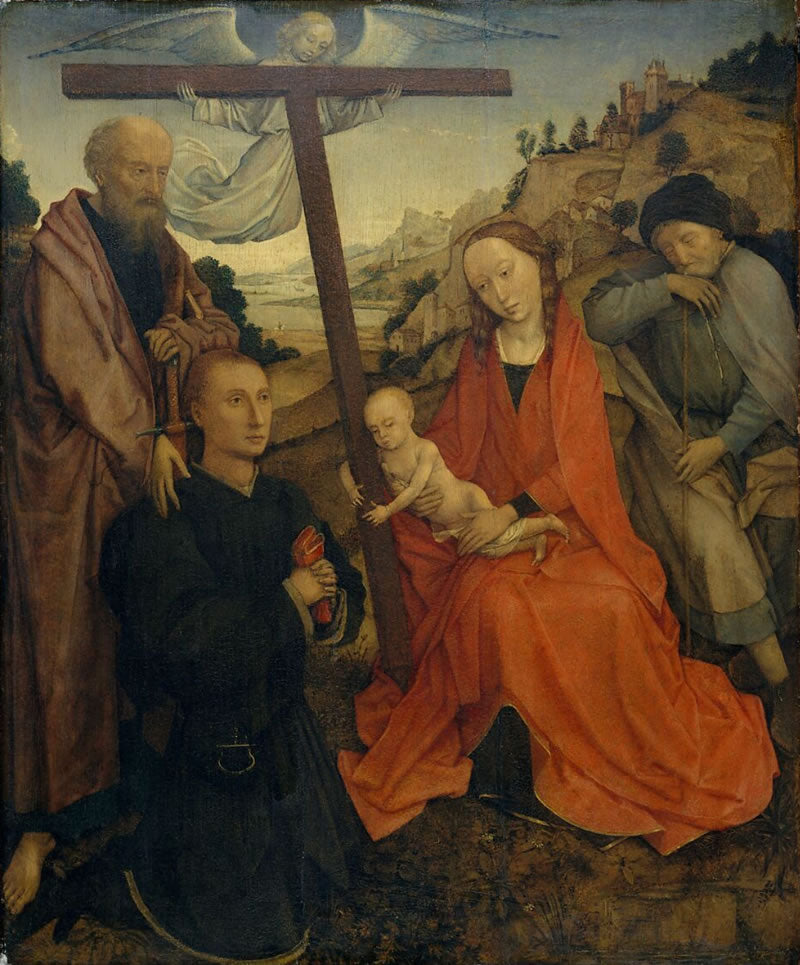 The Holy Family with Saint Paul and a Donor