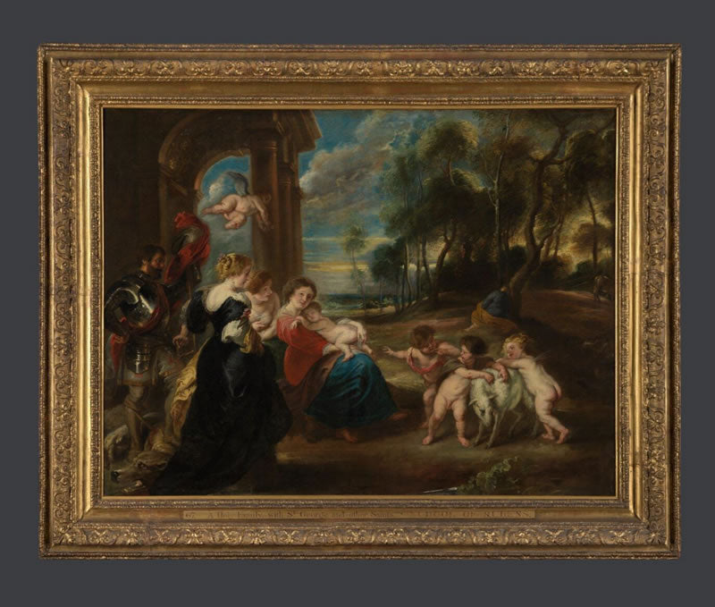 The Holy Family with Saints in a Landscape