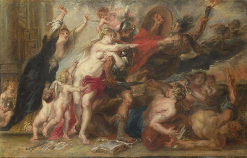 An Allegory showing the Effects of War ('The Horrors of War')