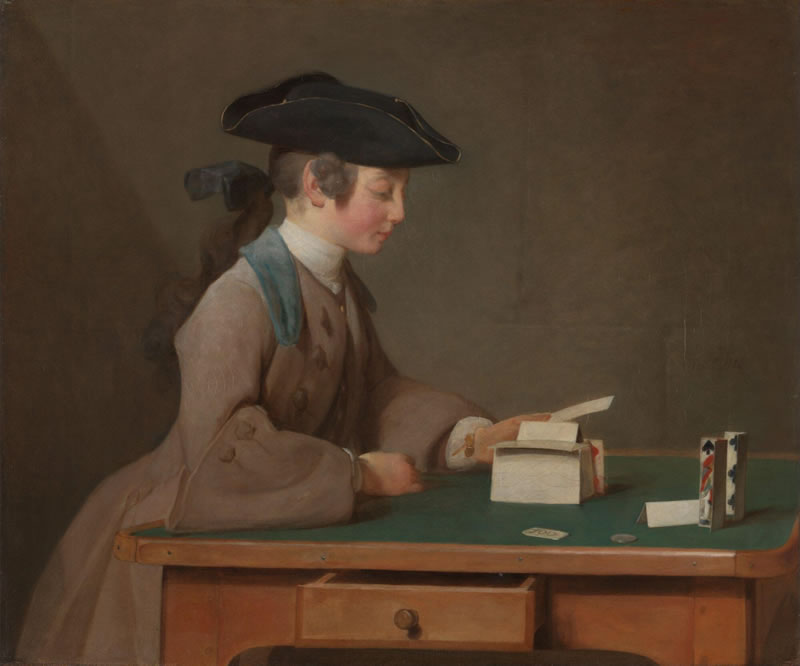 The House of Cards (Portrait of Jean-Alexandre Le Noir)