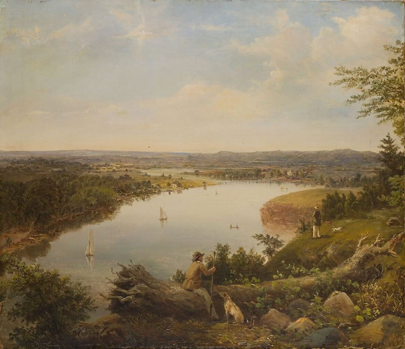 The Hudson River Valley near Hudson, New York