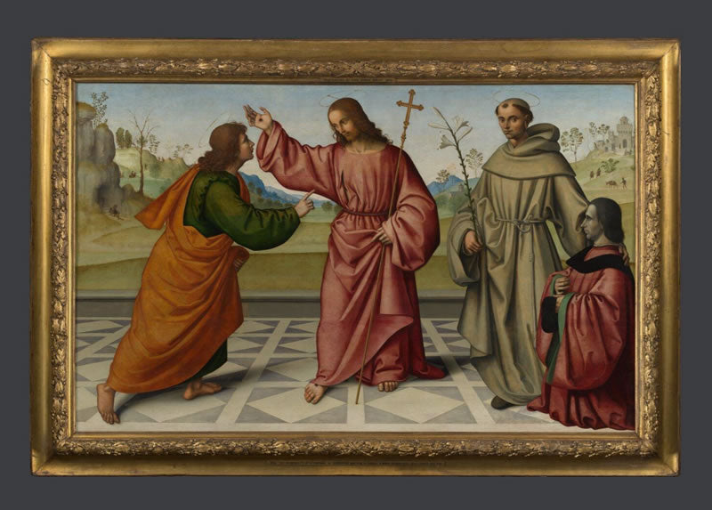 The Incredulity of Saint Thomas with a Donor from the Calderoni Family