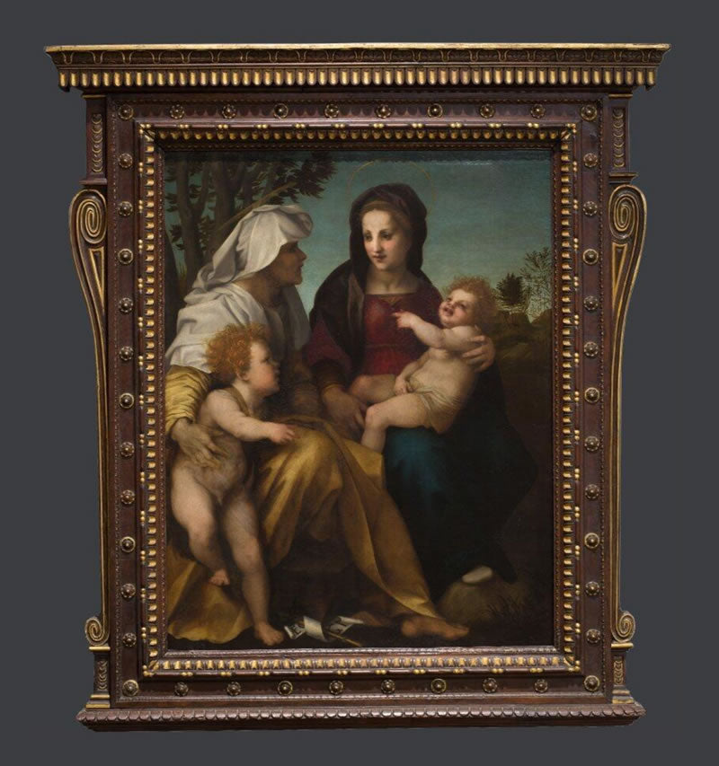 The Madonna and Child with Saint Elizabeth and Saint John the Baptist