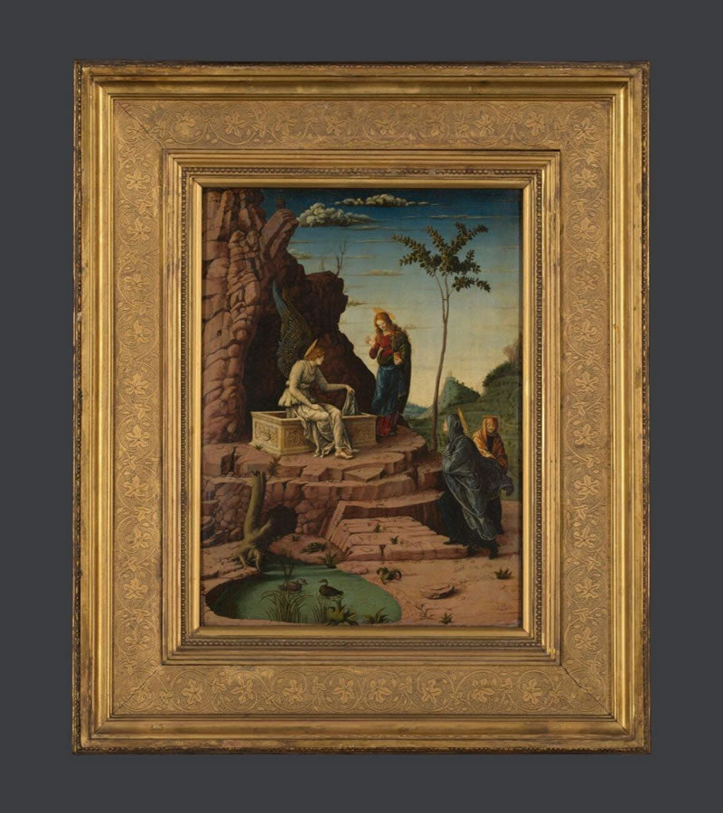 The Maries at the Sepulchre