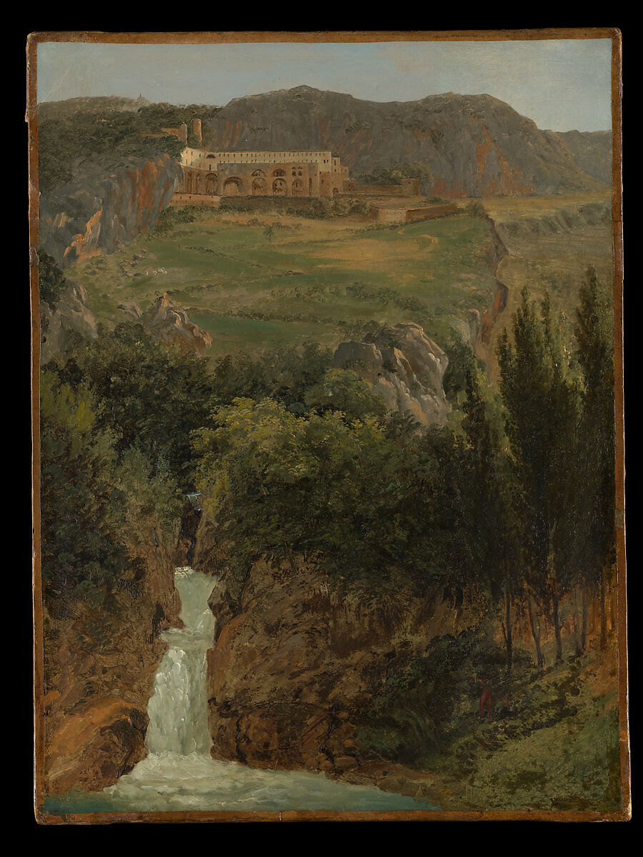 The Monastery of San Benedetto above the Aniene River at Subiaco
