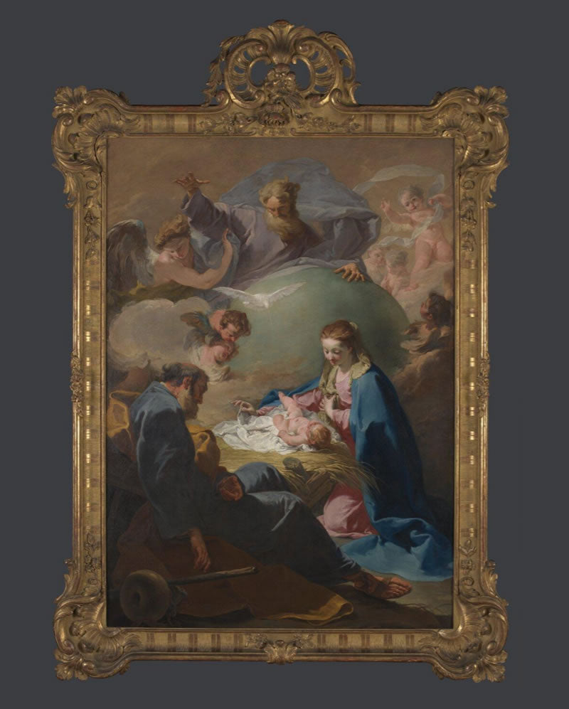 The Nativity with God the Father and the Holy Ghost