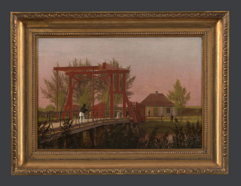 The Northern Drawbridge to the Citadel in Copenhagen