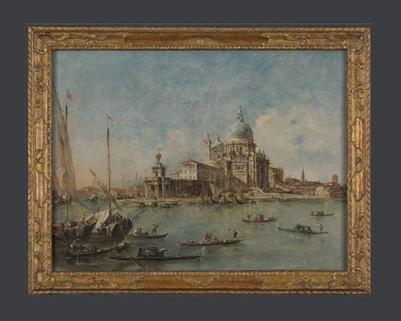 Venice: The Punta della Dogana with S. Maria della Salute