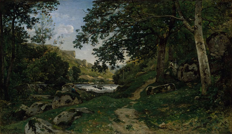 The Rocky Path in the Morvan (Chemin des roches dans le Morvan)