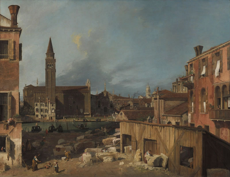 Venice: Campo S. Vidal and Santa Maria della Carità ('The Stonemason's Yard')