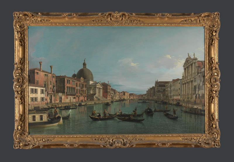 Venice: The Upper Reaches of the Grand Canal with S. Simeone Piccolo