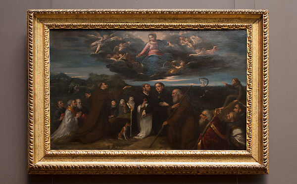 The Virgin Adored by Saints