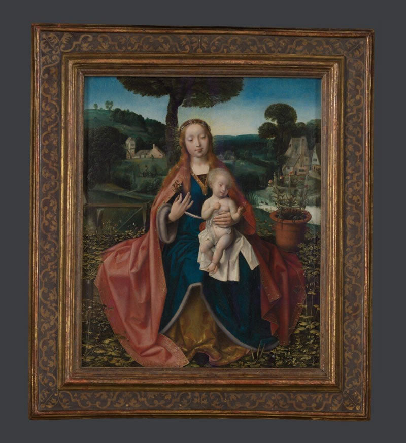 The Virgin and Child in a Landscape