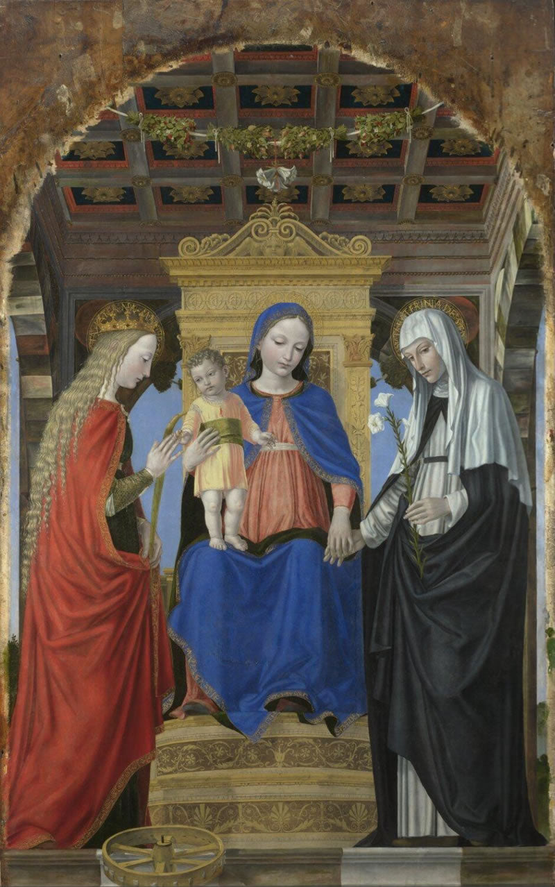 The Virgin and Child with Saint Catherine of Alexandria and Saint Catherine of Siena