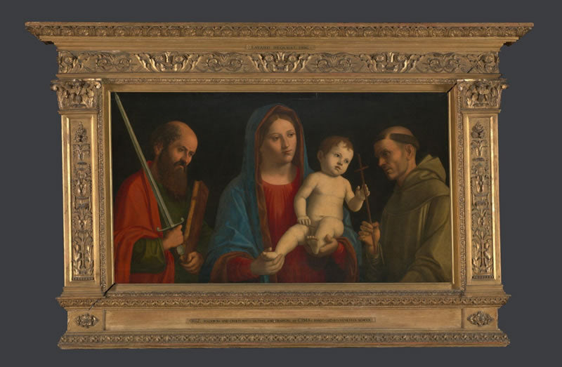 The Virgin and Child with Saint Paul and Saint Francis