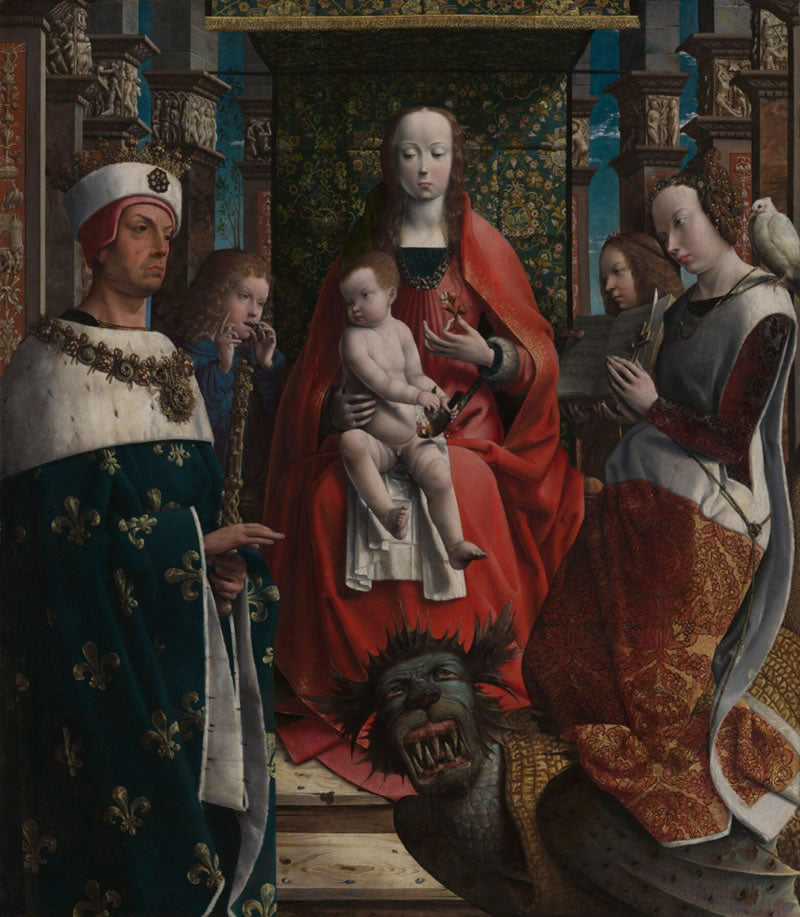 The Virgin and Child with Saints Louis and Margaret