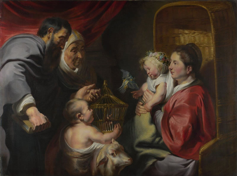 The Virgin and Child with Saints Zacharias, Elizabeth and John the Baptist