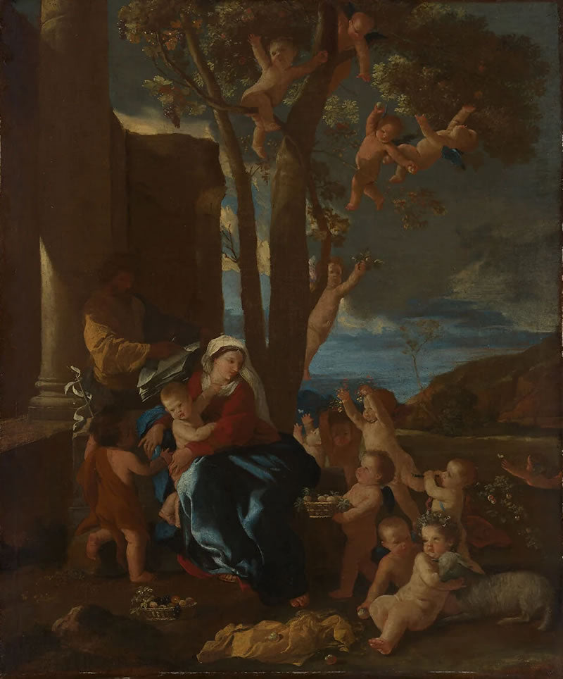 The Holy Family with Saint John the Baptist