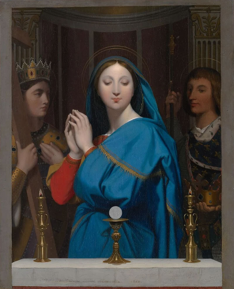 The Virgin Adoring the Host