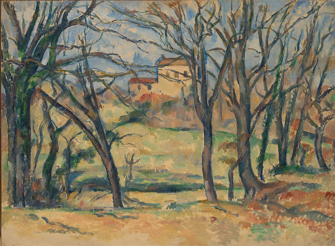 Trees and Houses Near the Jas de Bouffan