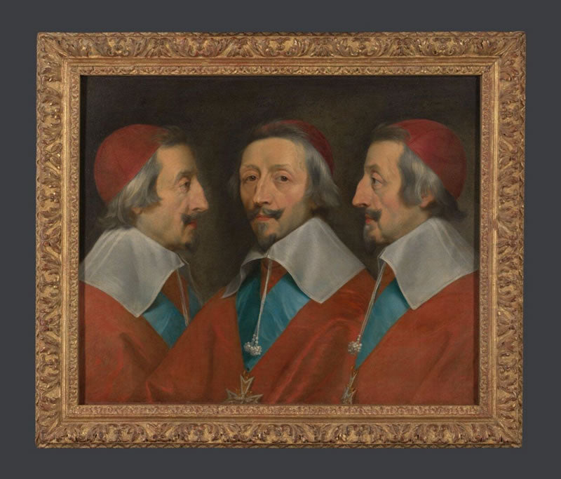 Triple Portrait of Cardinal de Richelieu