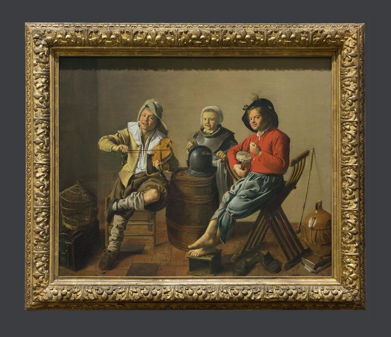 Two Boys and a Girl making Music
