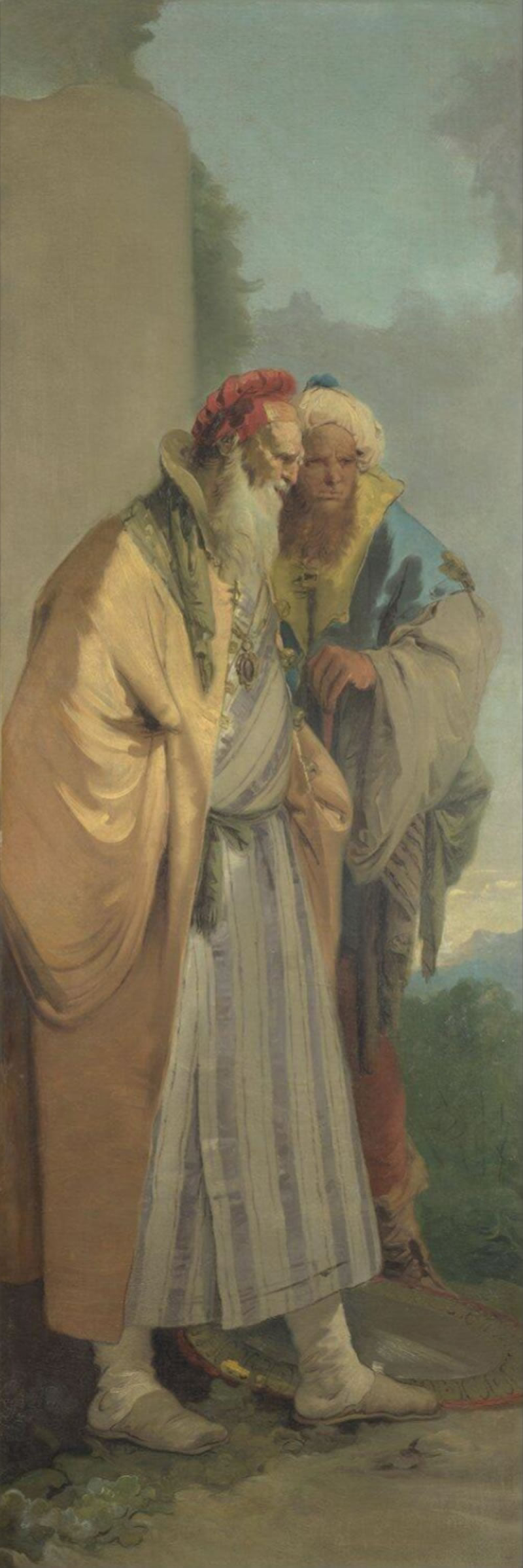 Two Standing Figures