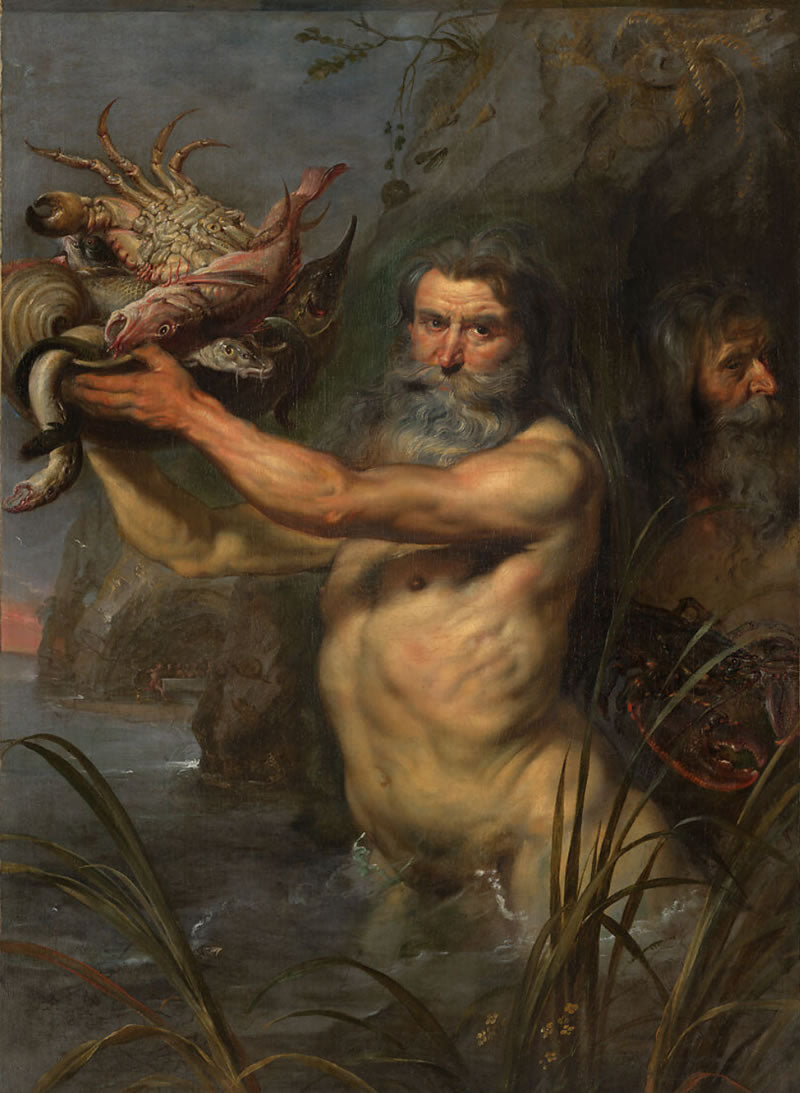 Two Tritons at the Feast of Acheloüs