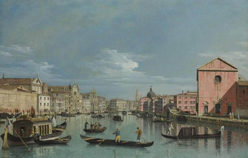 Venice: Upper Reaches of the Grand Canal facing Santa Croce