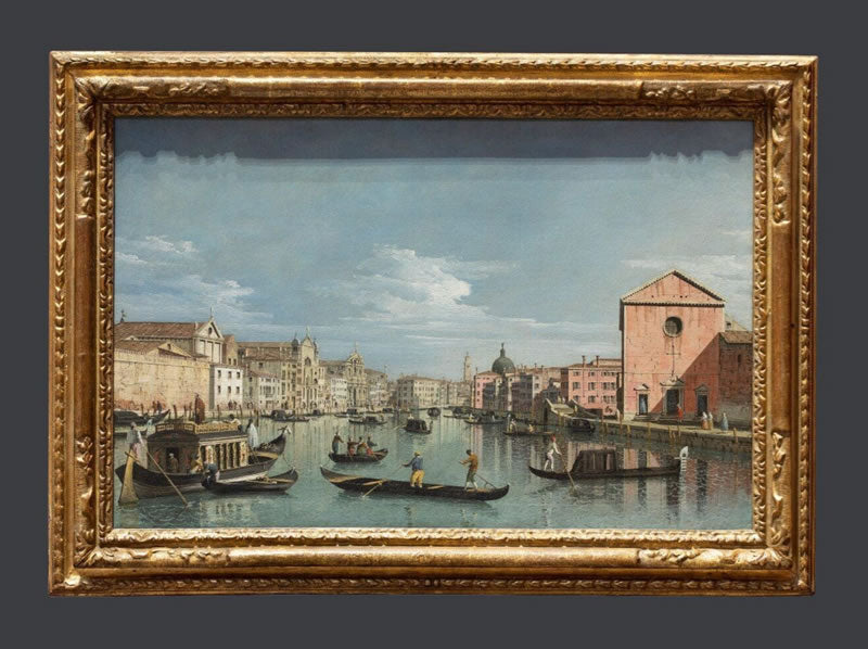 Venice: Upper Reaches of the Grand Canal facing Santa Croce