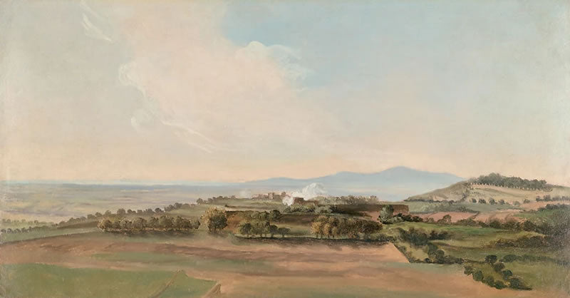 View in the Roman Campagna