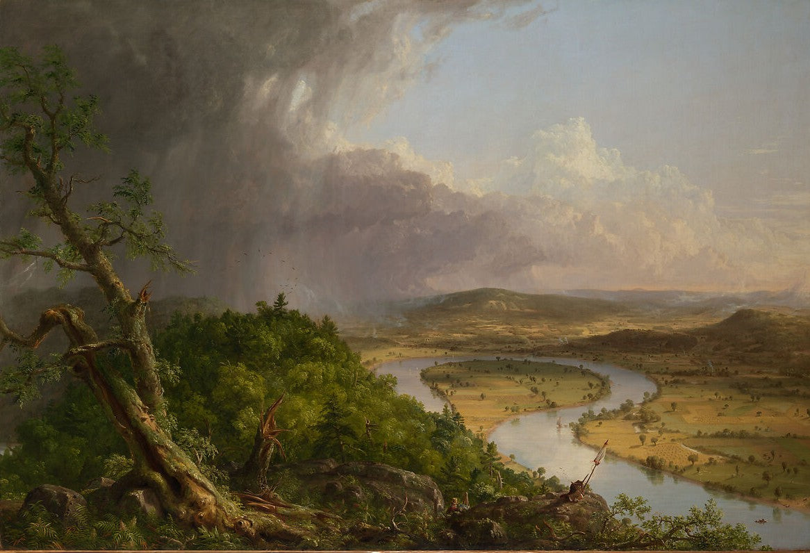 View from Mount Holyoke, Northampton, Massachusetts, after a Thunderstorm—The Oxbow
