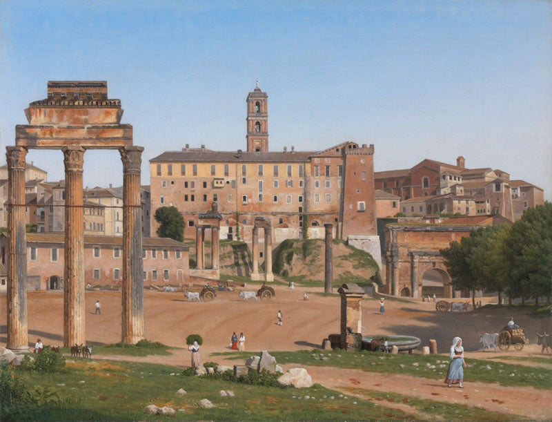 View of the Forum in Rome