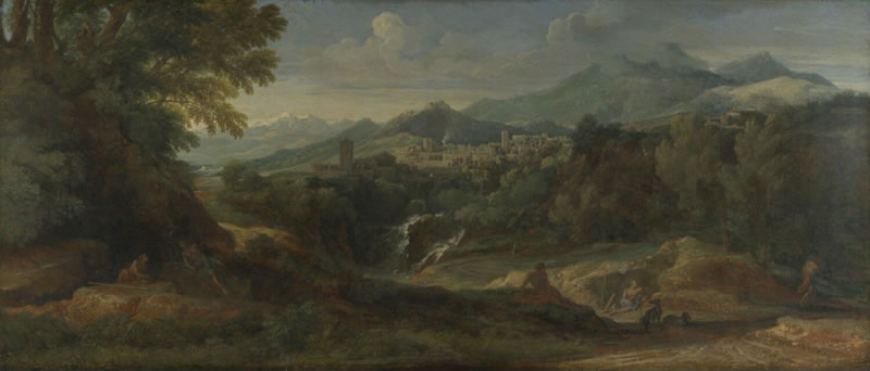 View of the Roman Countryside, possibly Tivoli